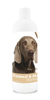 Healthy Breeds Weimaraner Oatmeal Shampoo with Aloe shown in a front product view.