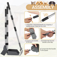 Heeyoo dog poop scooper spade shown in a close-up view.