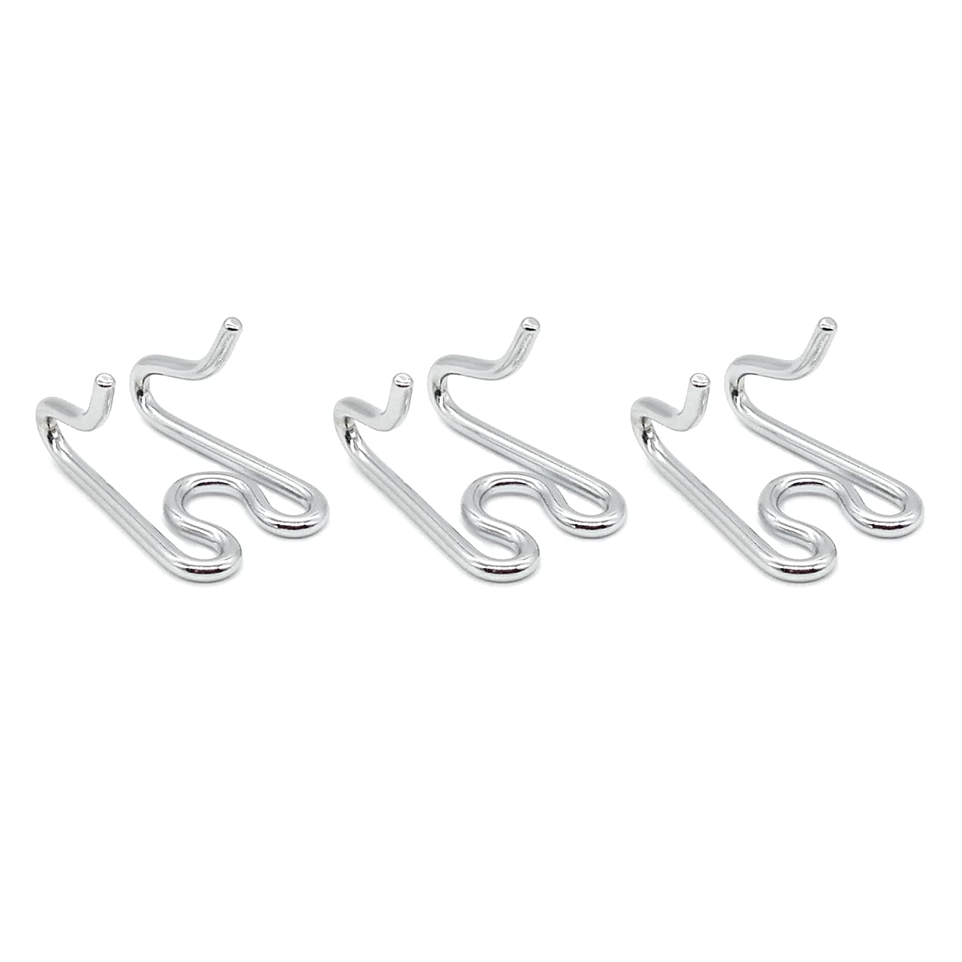 Herm Sprenger additional prong link close-up showing the chrome-plated steel finish.