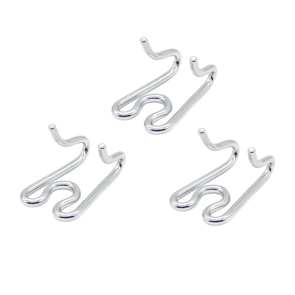 Herm Sprenger additional prong links shown together as a three-piece set.
