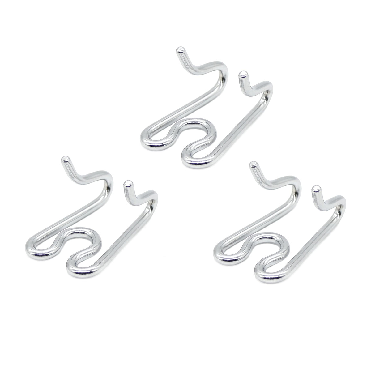 Herm Sprenger additional prong links shown together as a three-piece set.