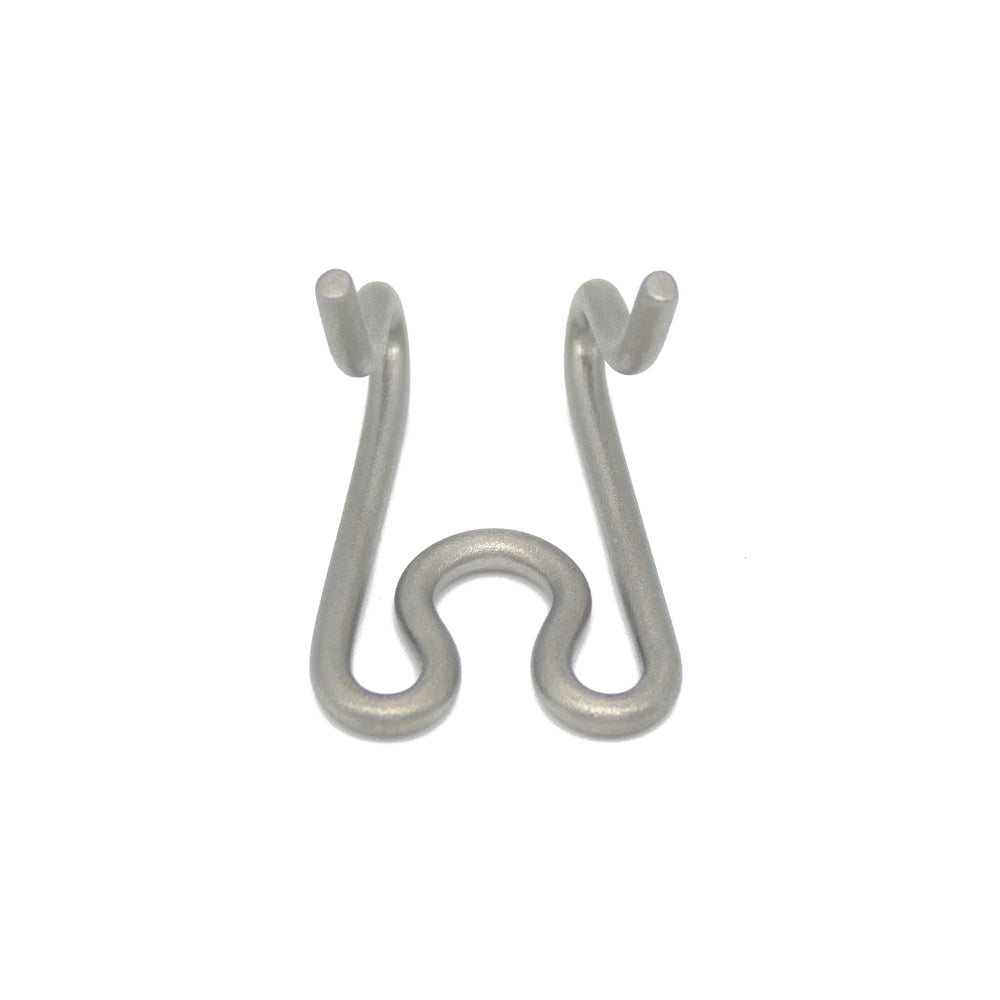 Herm Sprenger matte stainless steel links shown on a compatible Ultra-Plus collar.