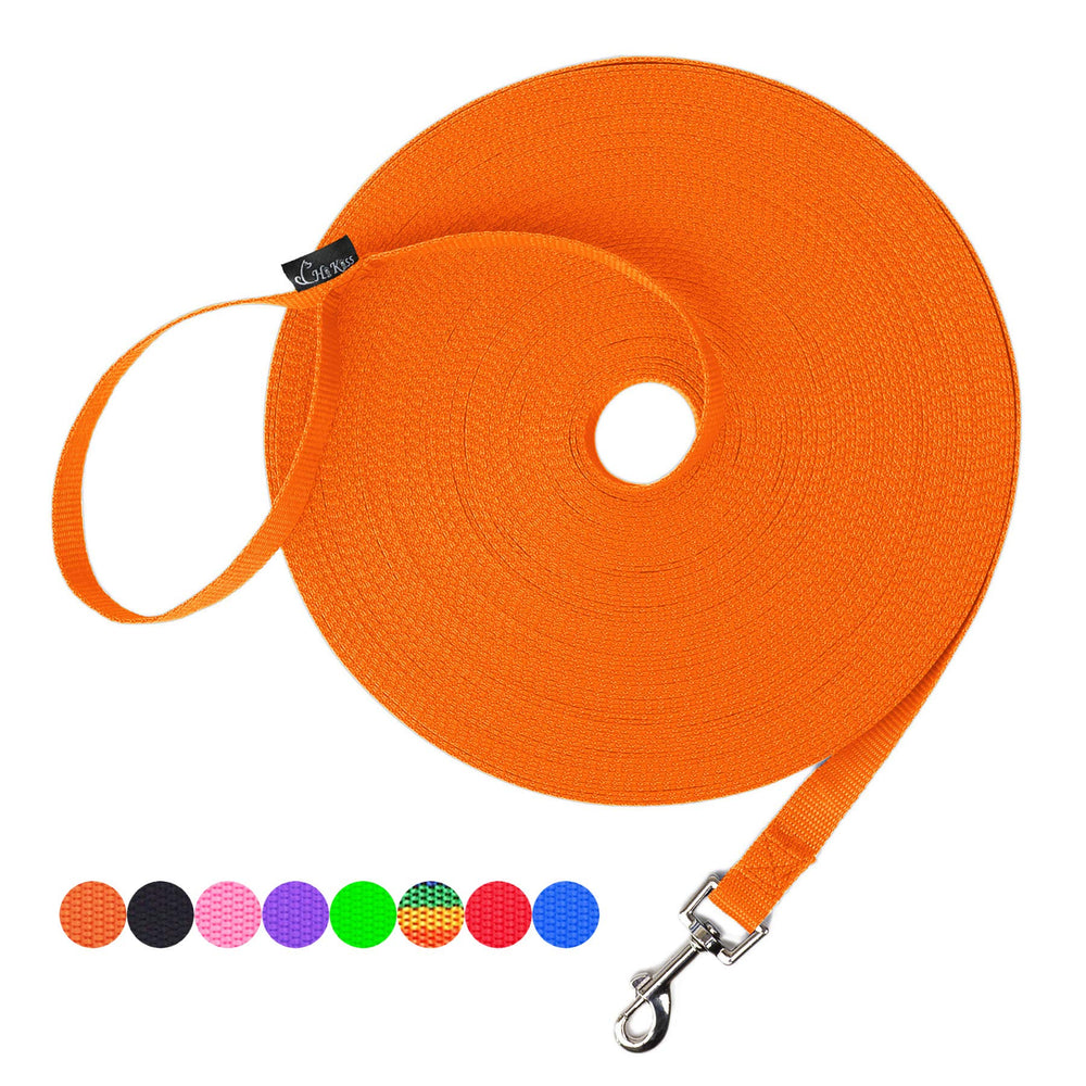 Hi Kiss dog training leash shown in a full product view.