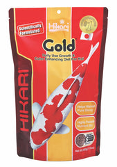 Hikari Gold Small Floating Pellets shown with the front of the product package.
