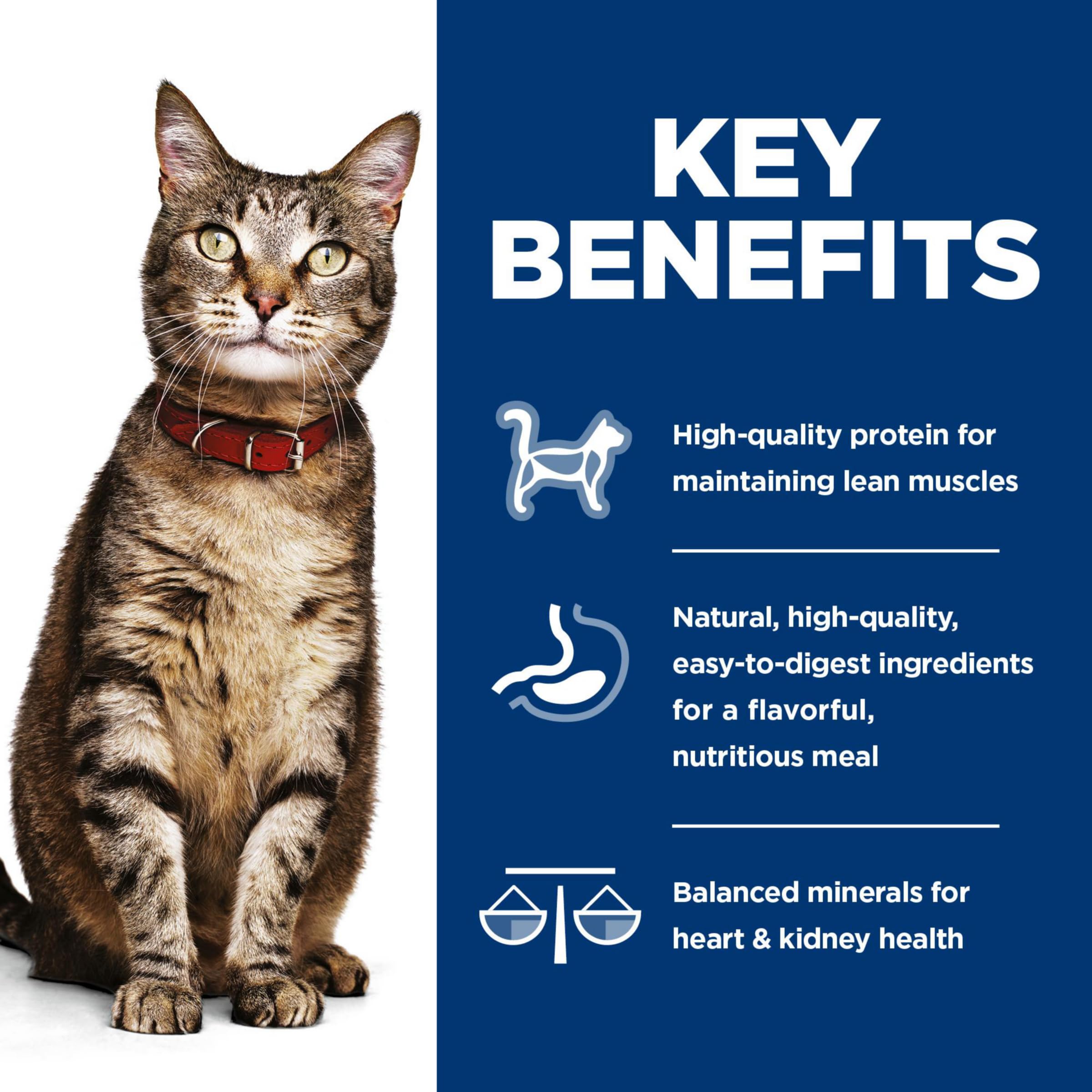 Hill's Science Diet wet cat food Tender Tuna recipe can.