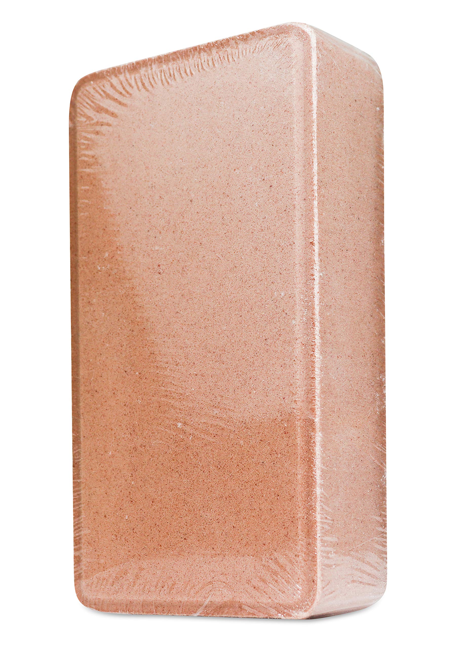Himalayan Secrets Apple Flavor Salt Lick Brick shown being licked by an animal.