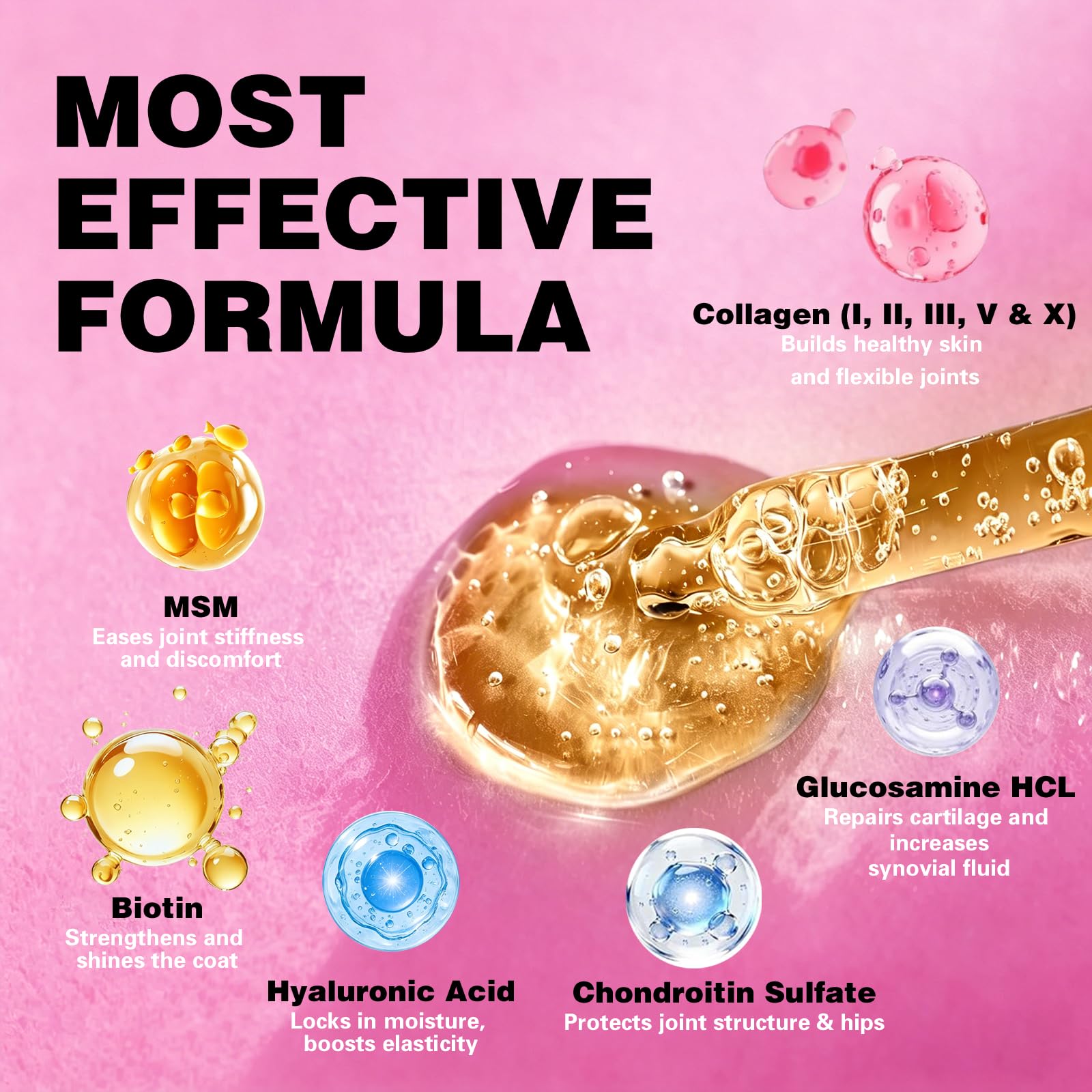 HIQUAY liquid collagen ingredients include biotin, vitamin C and hyaluronic acid.