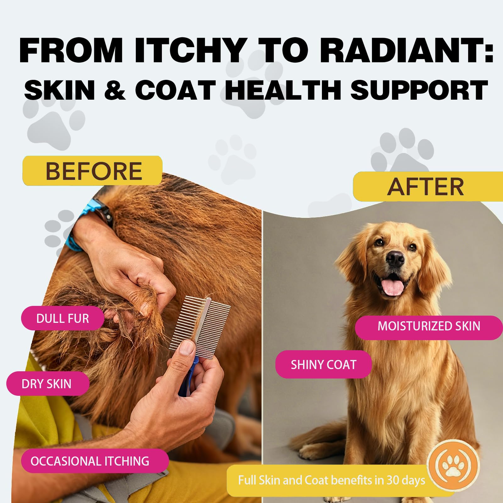 HIQUAY liquid collagen in bacon flavor for dogs and cats.