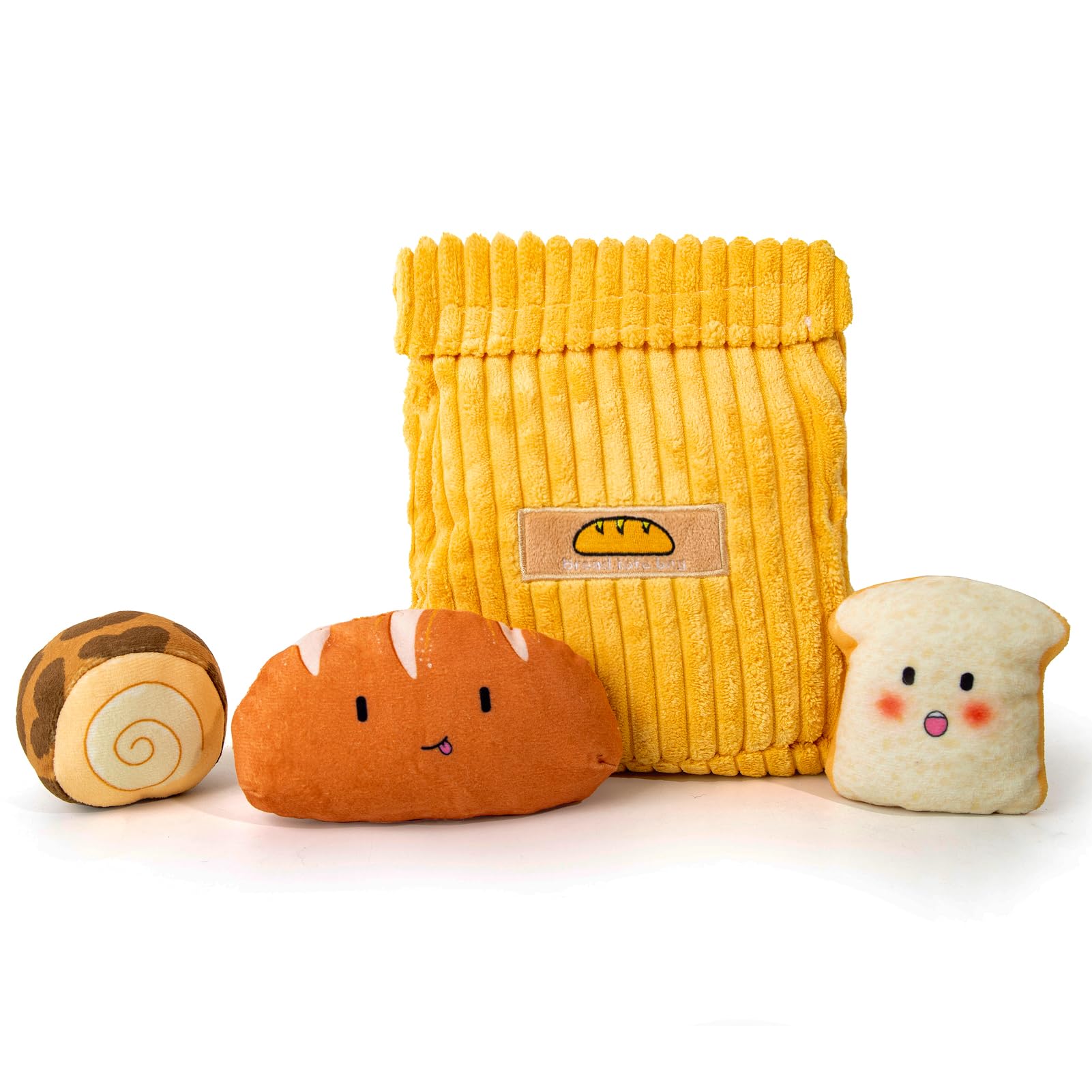 Hollypet Bread dog toy showing its hide-and-seek space.