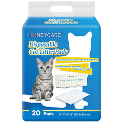 HONEY CARE All-Absorb Cat Litter Pads shown from the front.