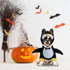 HOTUMN Dog Penguin Halloween Costume showing its black-and-white design.