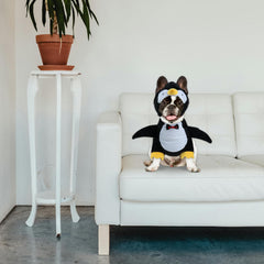 HOTUMN Dog Penguin Halloween Costume shown worn by a dog.