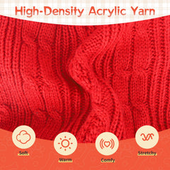 Hpetppy dog sweater dress back view showing the leash opening.