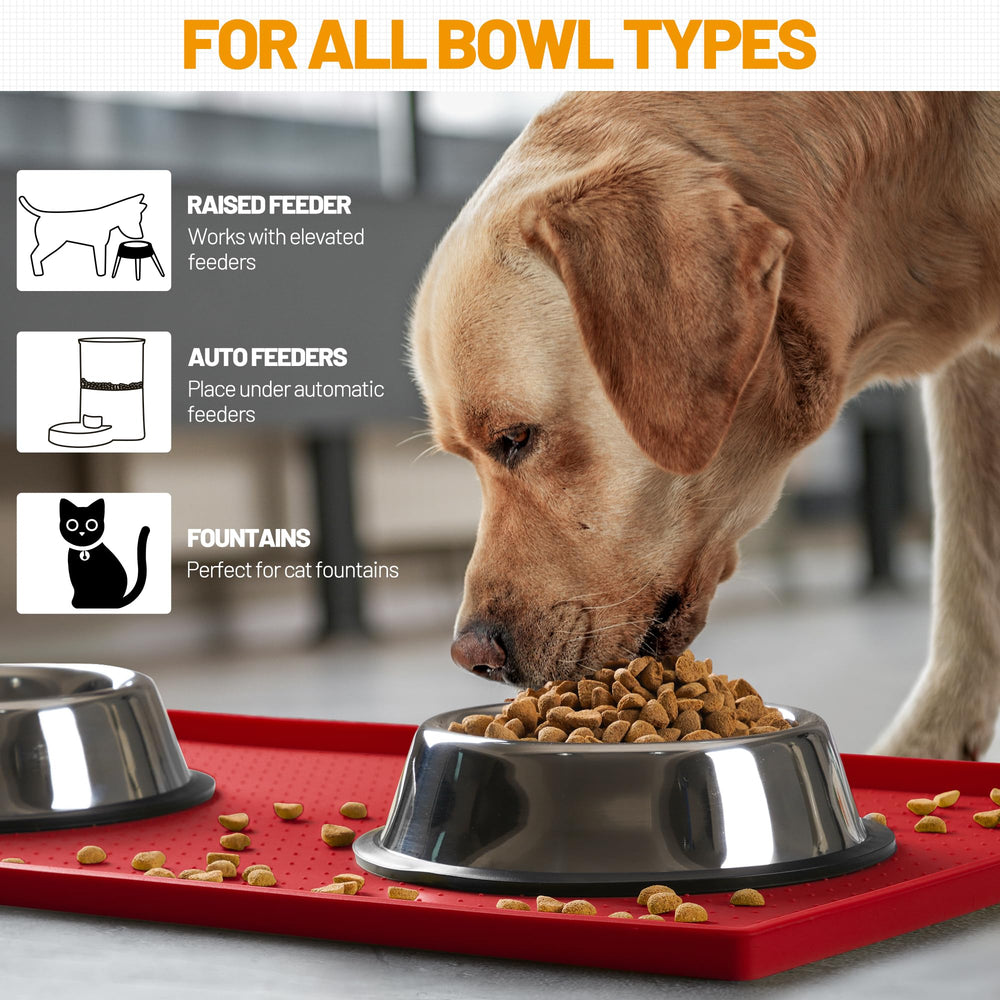 Hubulk dog feeding mat being rinsed clean in a sink.