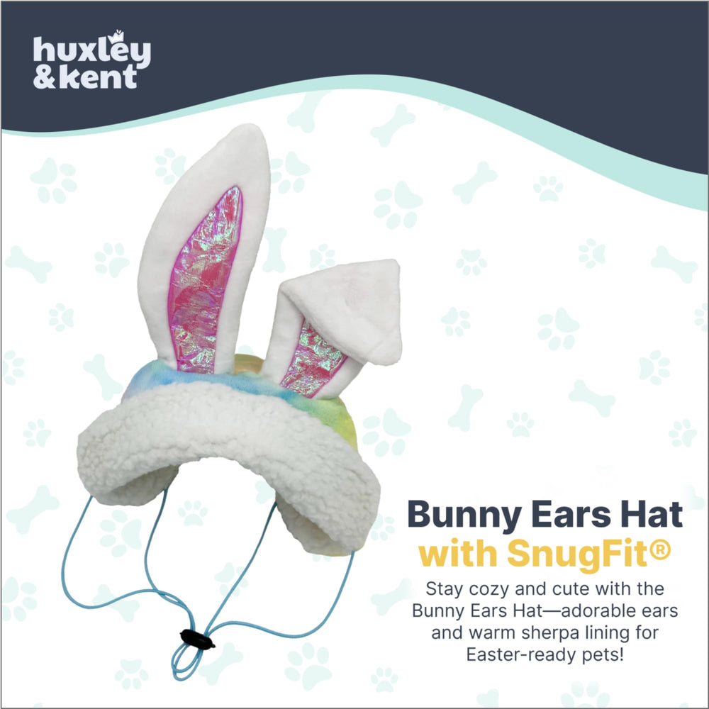 Huxley & Kent SnugFit pet hat close-up highlighting the bunny-ear design.