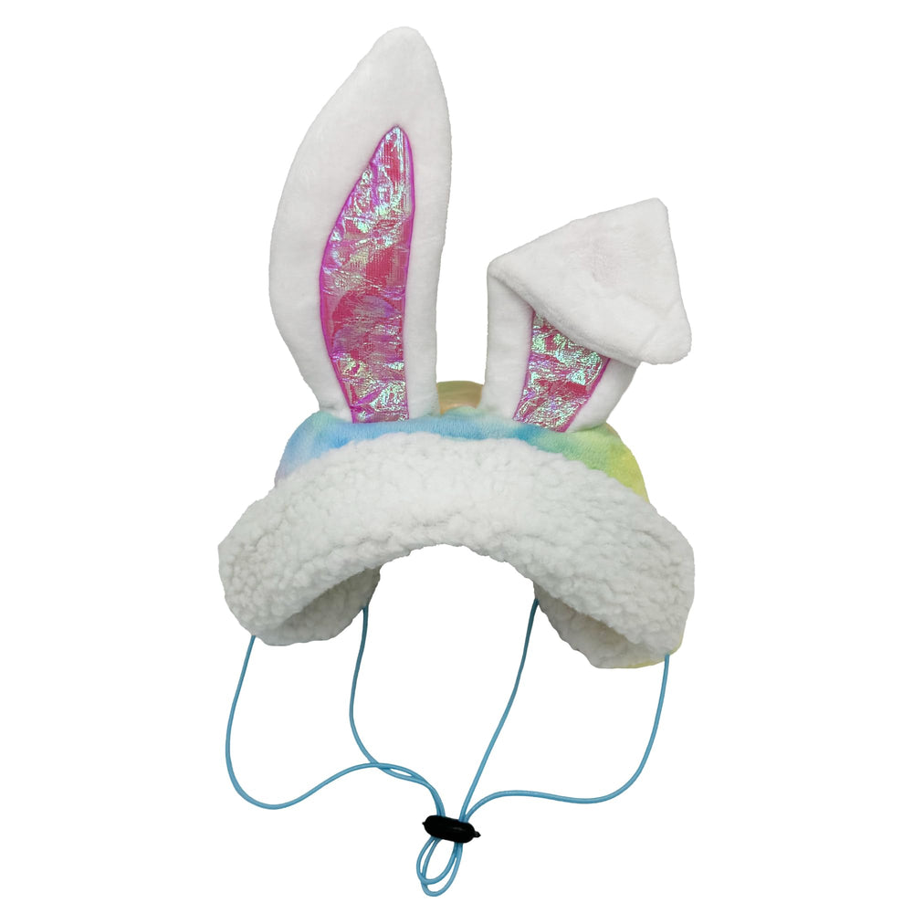 Huxley & Kent SnugFit pet hat shown from the front with its bunny ears.