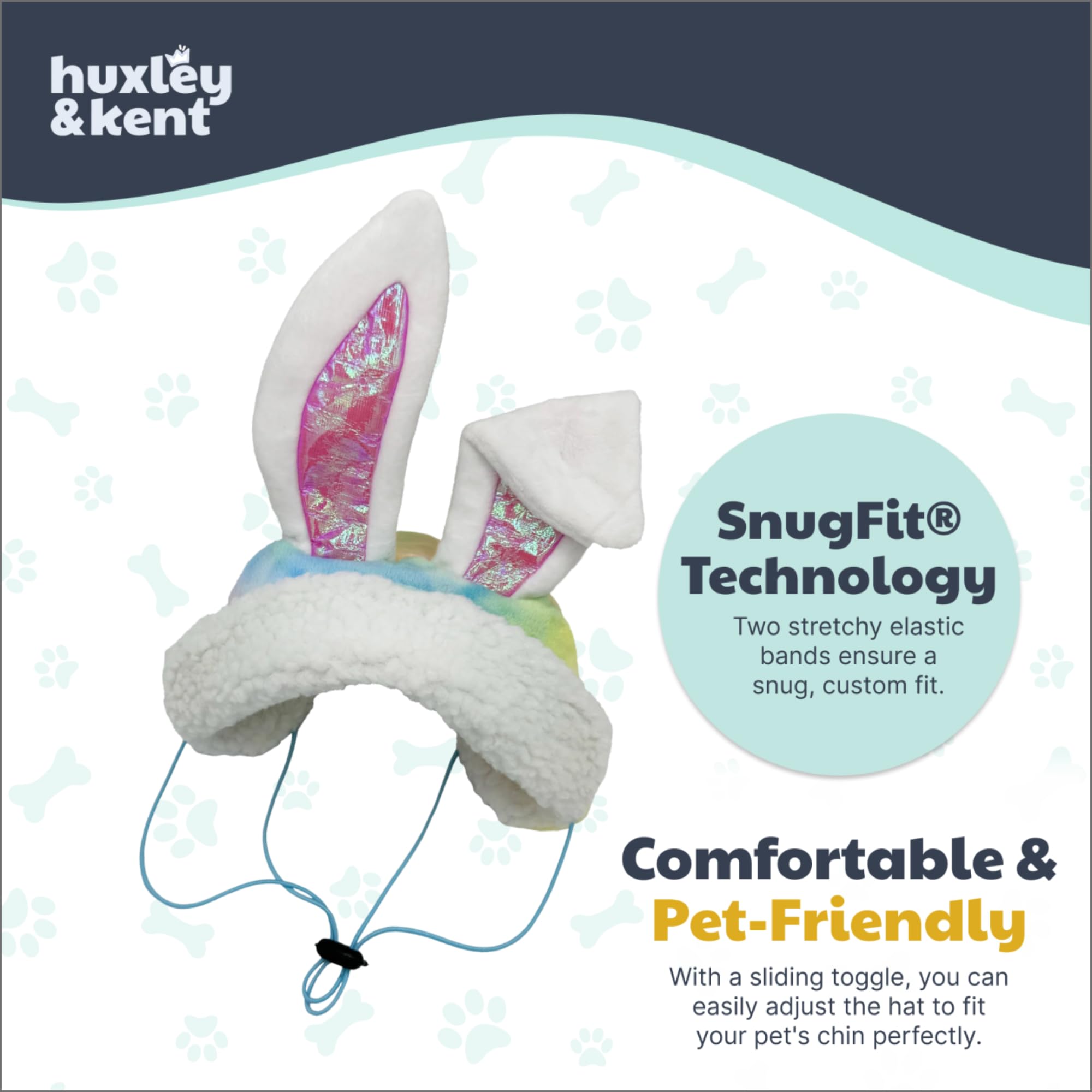 Huxley & Kent SnugFit pet hat worn by a cat for a festive photo.