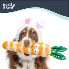 Huxley & Kent SnugFit pet hat close-up showing its soft plush fabric.