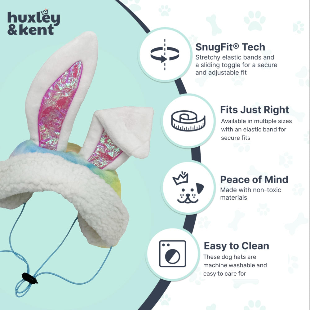 Huxley & Kent SnugFit pet hat detail showing the adjustable sliding toggle.