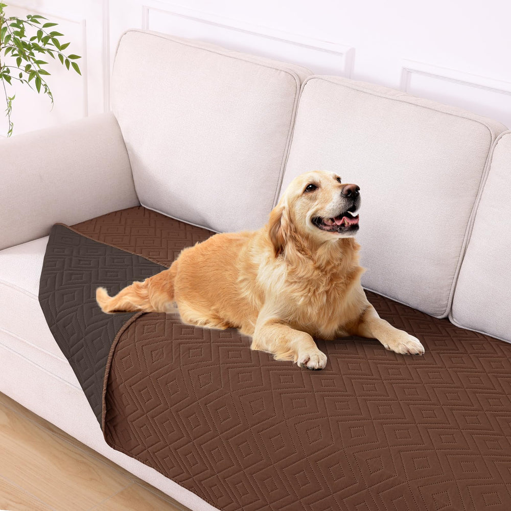 hyha waterproof dog blanket shown from the front.