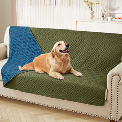 hyha Waterproof Reversible Dog Blanket shown from the front.