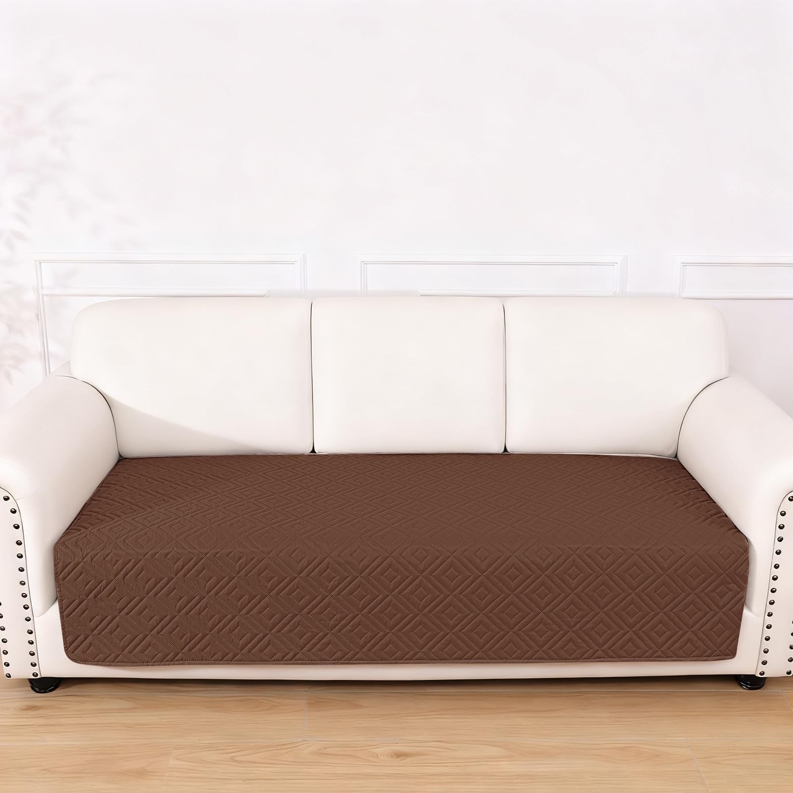 hyha reversible dog blanket showing its two-color design.