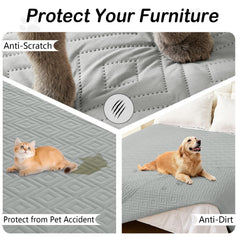 hyha Waterproof Reversible Dog Blanket highlighting its waterproof inner layer.