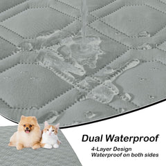 hyha dog blanket detail showing the waterproof layers and inner TPU film.