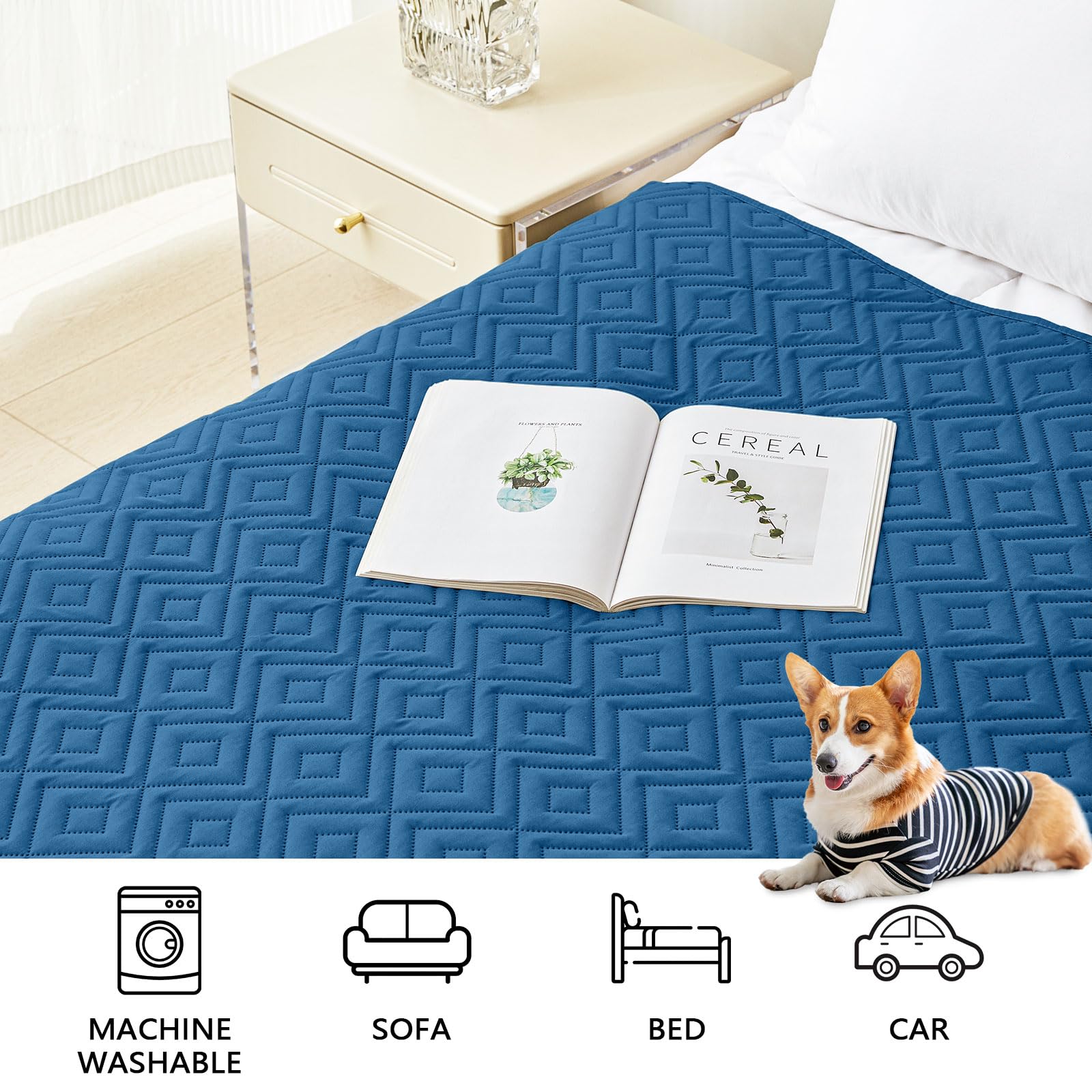 hyha waterproof dog blanket used as a car cover.