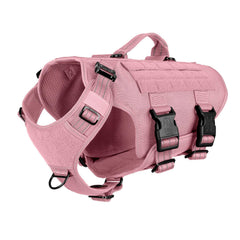 ICEFANG tactical dog harness shown from the front.