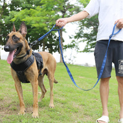 ICEFANG Tactical Dog Leash metal clasp shown in close-up.