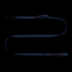 ICEFANG Tactical Dog Leash reflective webbing shown in detail.