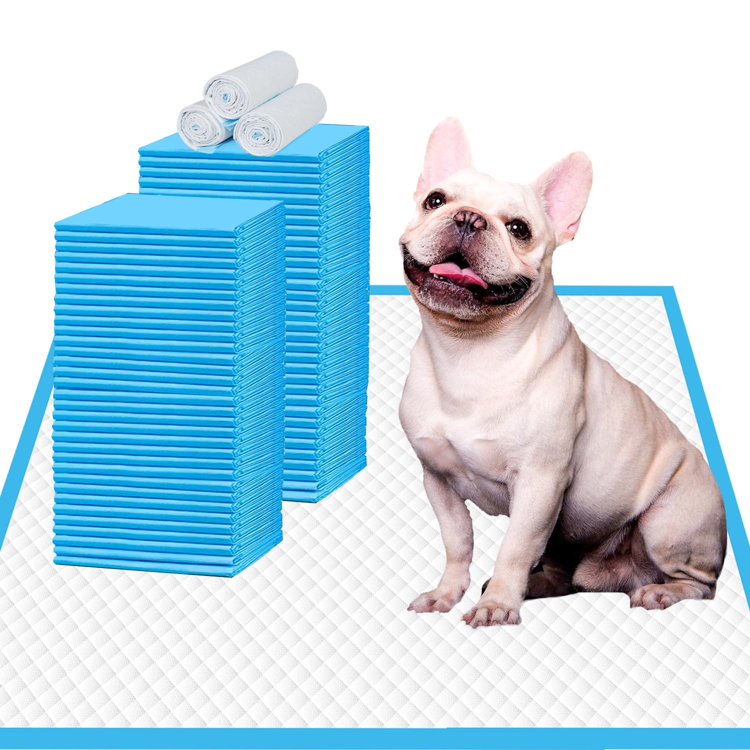 IMMCUTE Puppy Pee Pads shown from the front.
