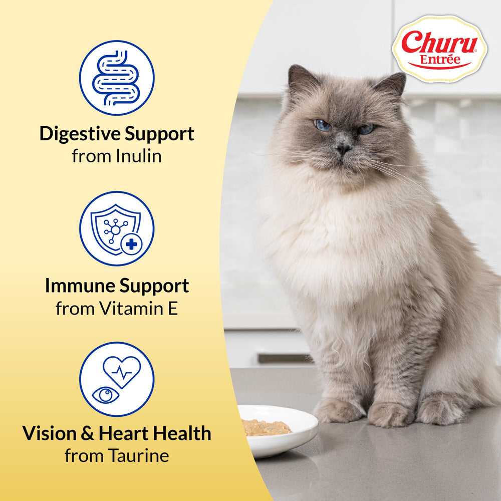 INABA Churu Mousse cat food with its airy, creamy texture.