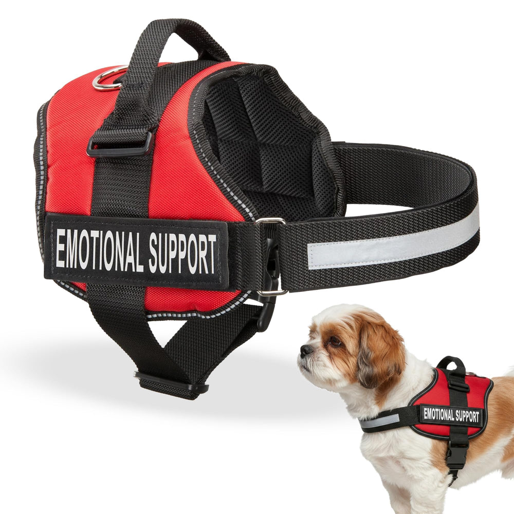 Industrial Puppy emotional support vest harness shown from the side.