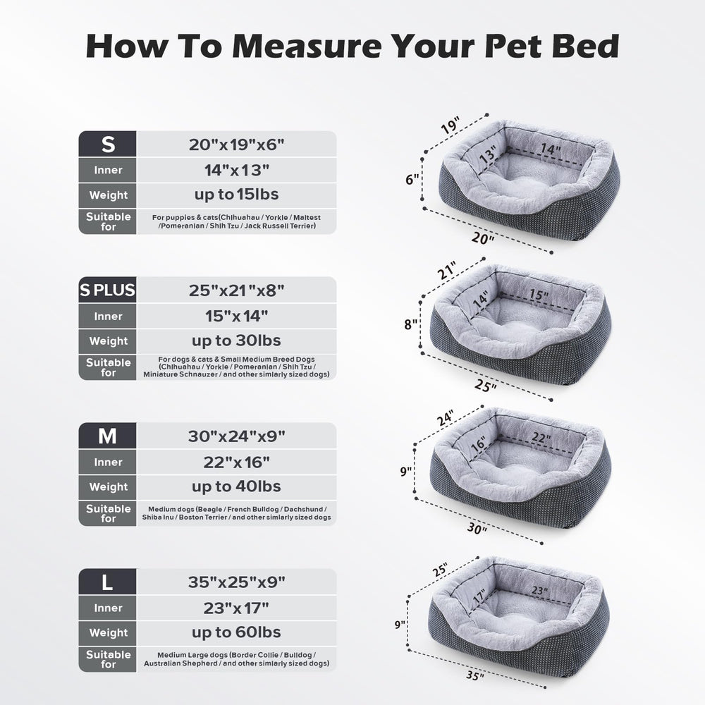 INVENHO dog bed underside showing the anti-slip bottom.