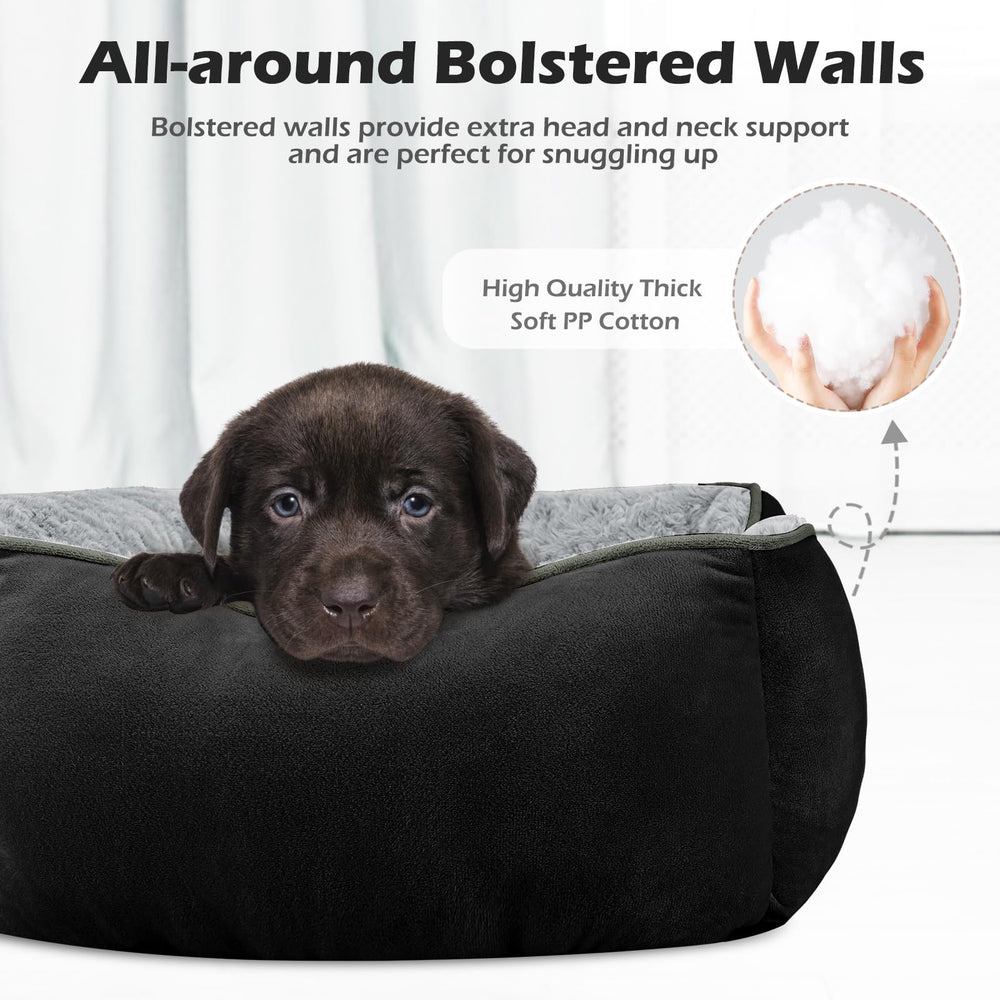 INVENHO dog bed side profile showing the lower entry edge.