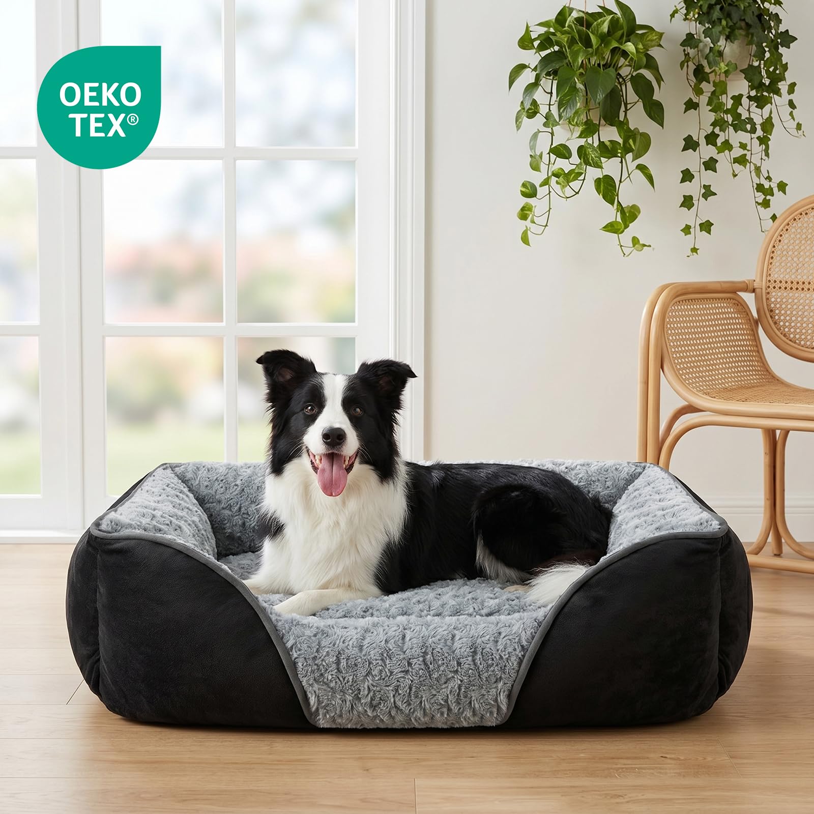 INVENHO dog bed size options presented for comparing fit.