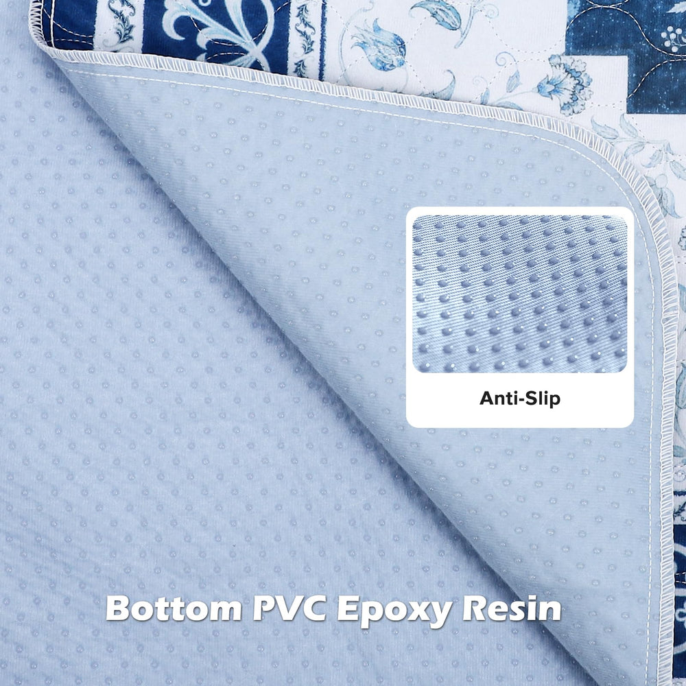INVENHO washable pee pads showing the layered pad edge.
