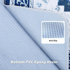 INVENHO washable pee pads showing the layered pad edge.
