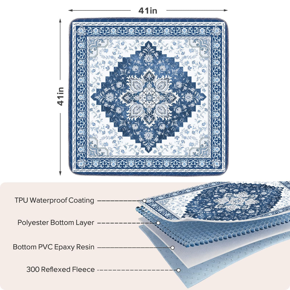 INVENHO washable pee pads shown as a two-pad set.
