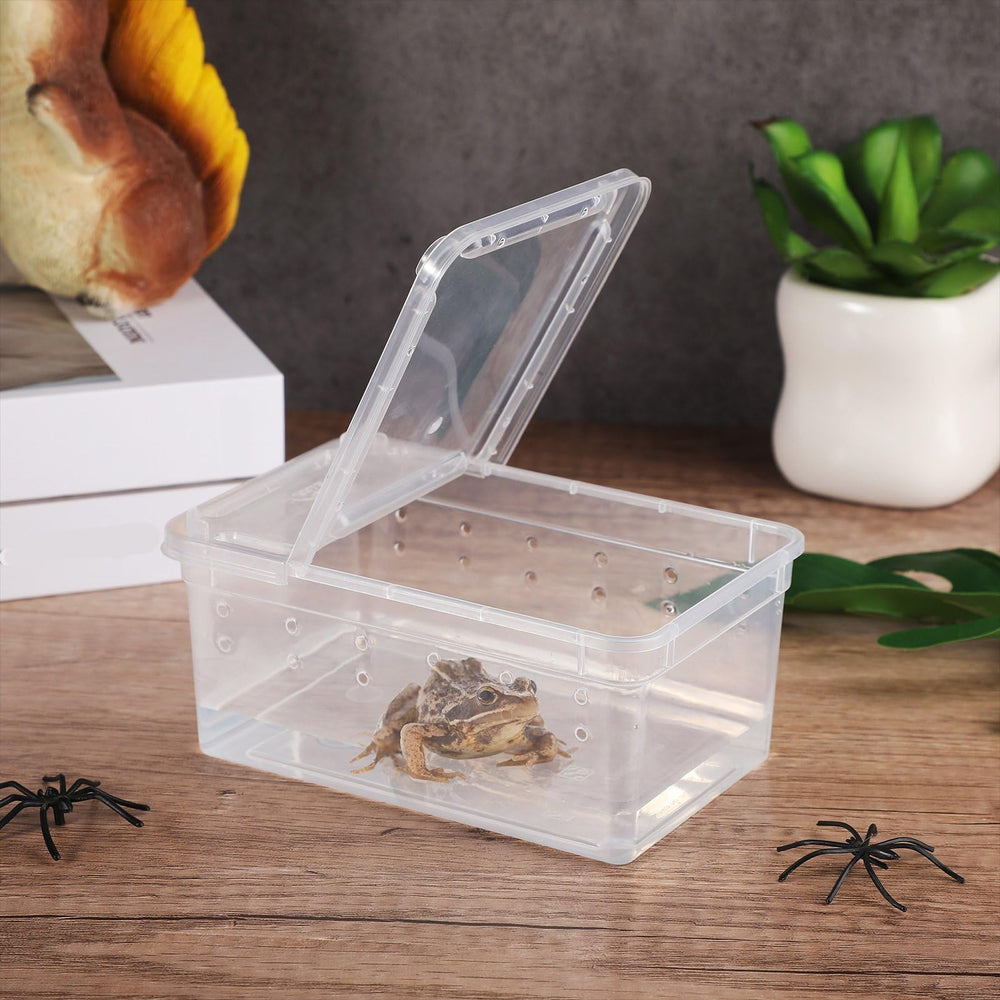 Irenare reptile breeding box viewed from the side to show its compact shape.