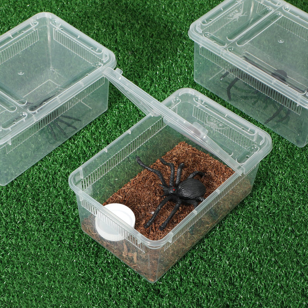 Irenare Reptile Breeding Box shown with its stated compact dimensions.