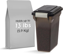 IRIS USA dog food storage container foam seal shown in close-up.