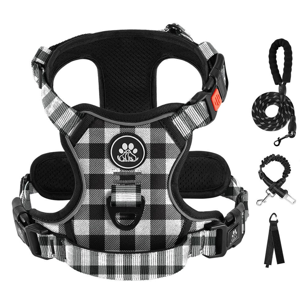 IVY&LANE large dog harness shown from the front.