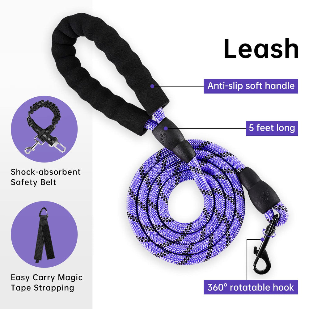 IVY&LANE dog harness close-up showing its front and back alloy clips.