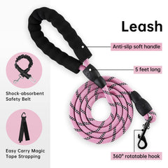 IVY&LANE dog harness with front and back leash attachment hooks.
