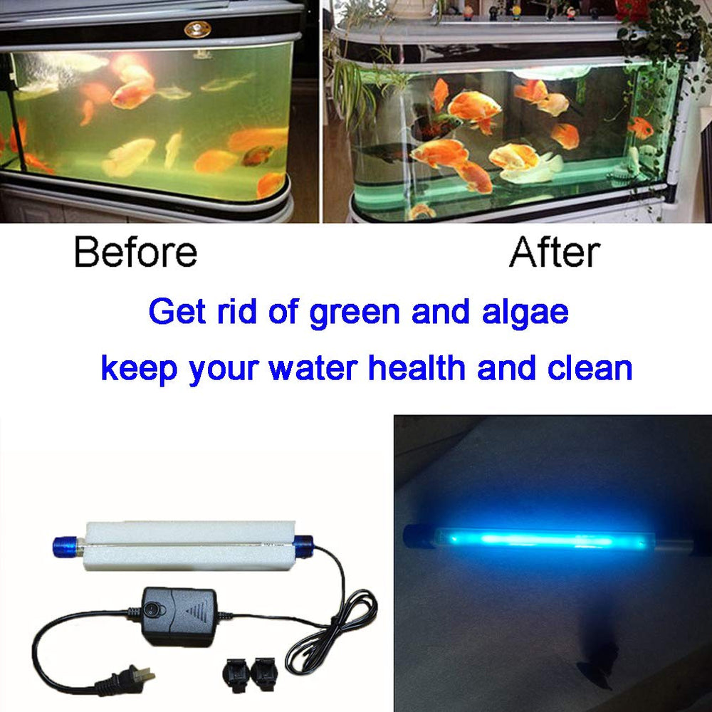 JackSuper algae clean light lamp shown in a close-up view.