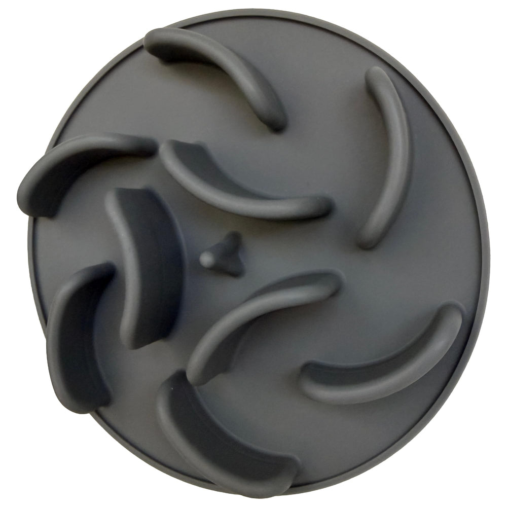 JC Market Co Silicone Slow Feeder Dog Bowl Insert showing the suction cups underneath.