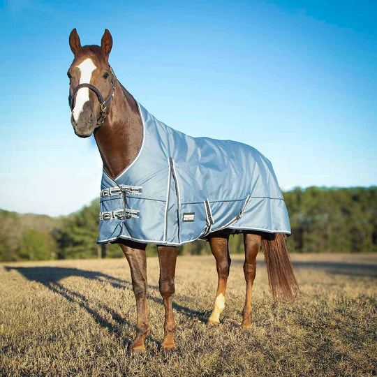 Jeffers Poplar Head Refuge turnout blanket shown from the front.